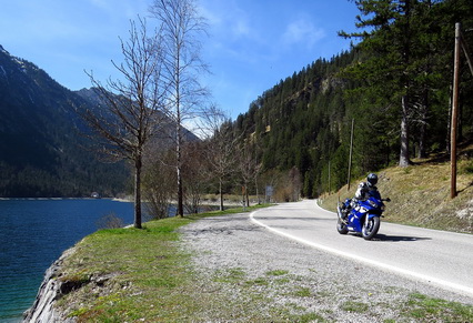 Motorrad-Landschaft